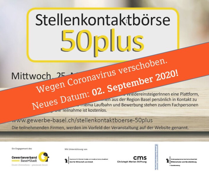 Flyer Stellenkontaktbörse 50plus