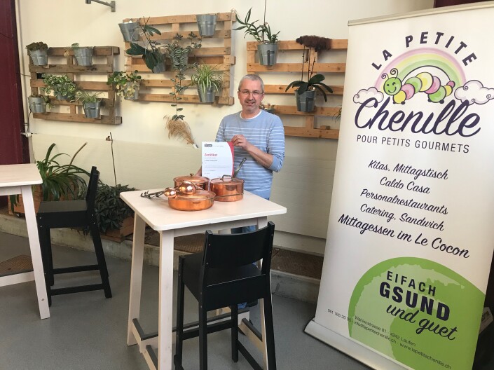 Michael Lerchster, Geschäftsführer von La Petite Chenille GmbH mit dem Label iPunkt-Zertifikat.