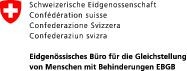 Logo Eidgenössisches Büro für die Gleichstellung von Menschen mit Behinderungen